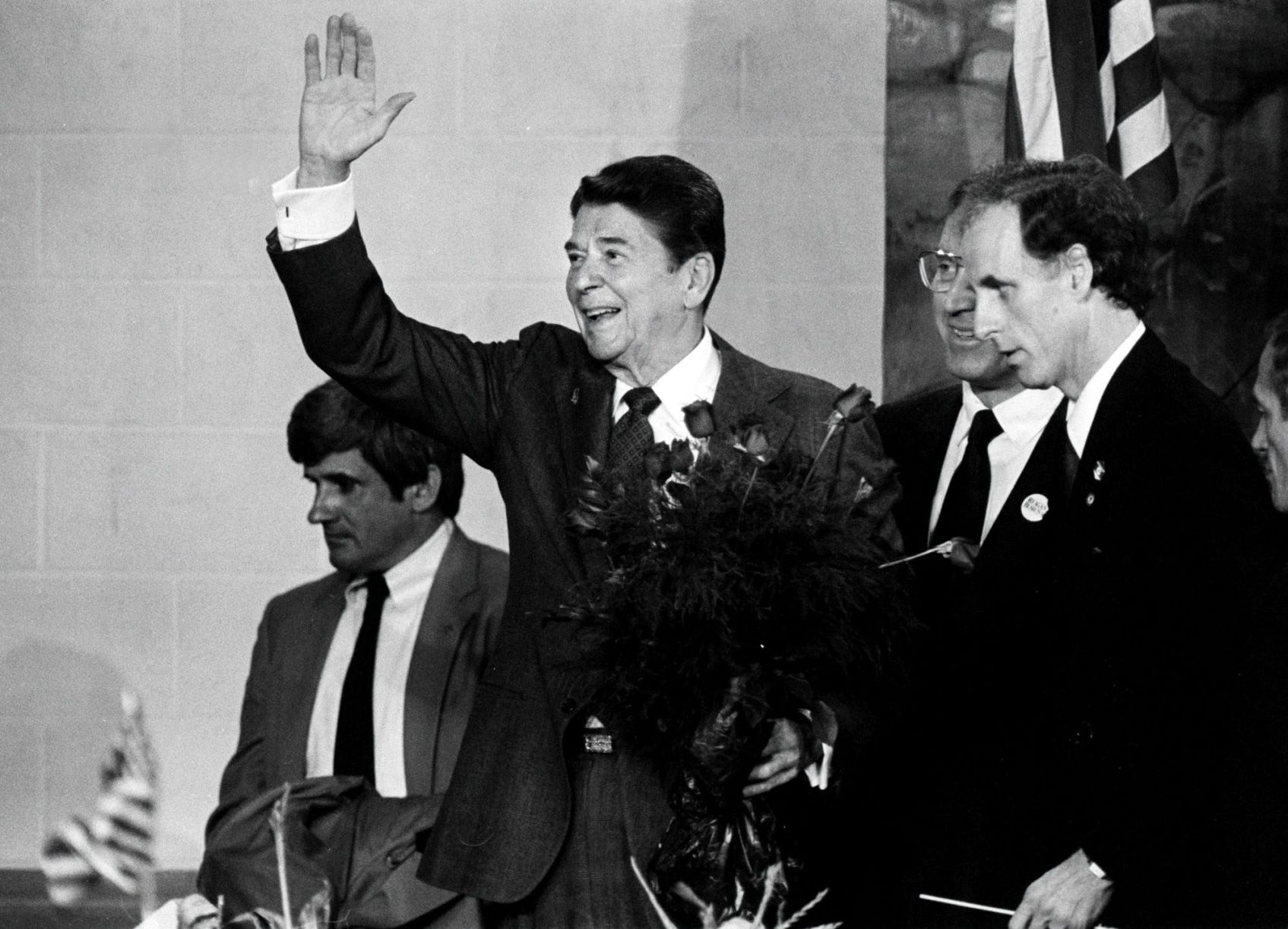 Ronald Reagan at Millersville, 1984 (pic)